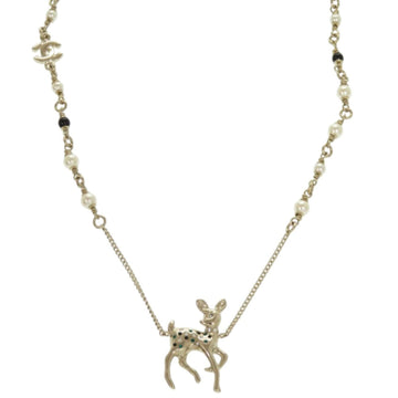 Chanel Pendant Necklace Metal And