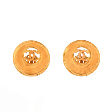 Chanel Vintage Cut-Out Cc Clip-On