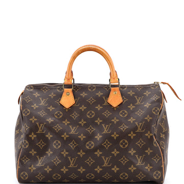 Louis Vuitton Speedy Handbag Canvas 35