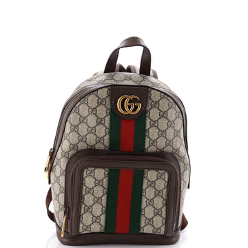Gucci Ophidia Backpack Gg Coated Canvas