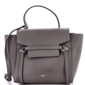 Celine Belt Bag Textured Leather Nano