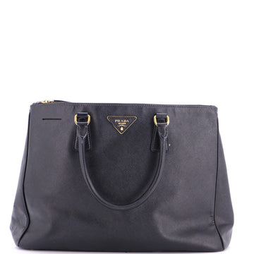 Prada Double Zip Lux Tote Saffiano