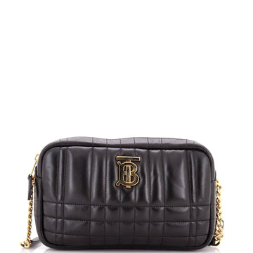Burberry Lola Camera Bag Quilted Leather