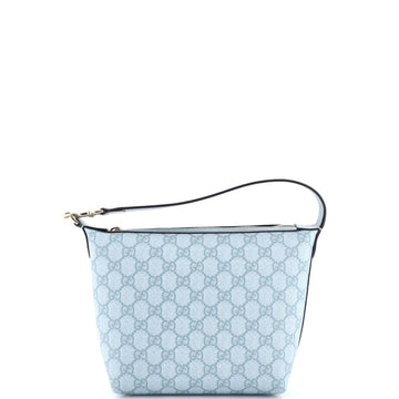 Gucci Ophidia Zip Shoulder Bag Gg Coated