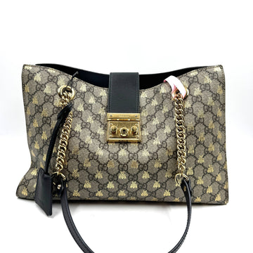 Pre-Owned Gucci Padlock Chain Tote