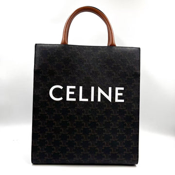 Hj Celine Triomphe Canvas Calfskin