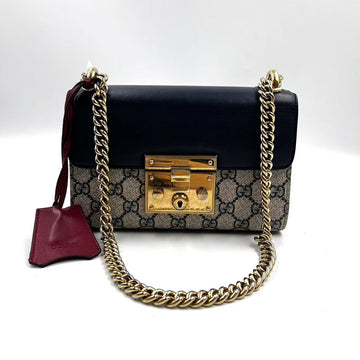 Hj Gucci Gg Supreme Small Padlock
