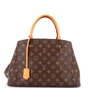 Louis Vuitton Montaigne Handbag Canvas