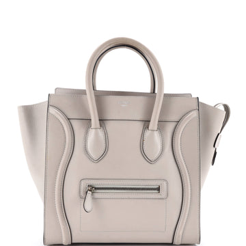 Celine Luggage Bag Smooth Leather Mini