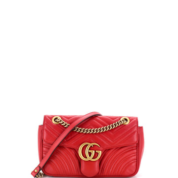 Gucci Gg Marmont Flap Bag Matelasse