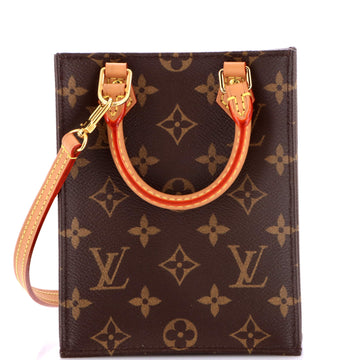 Louis Vuitton Petit Sac Plat Bag Canvas