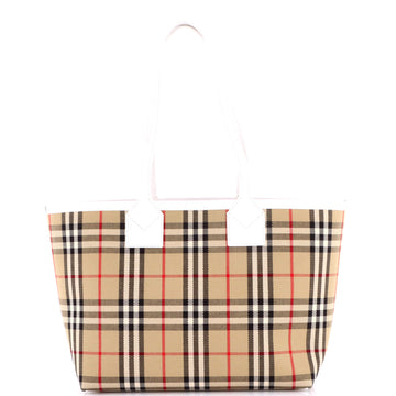 Burberry London Tote Vintage Check
