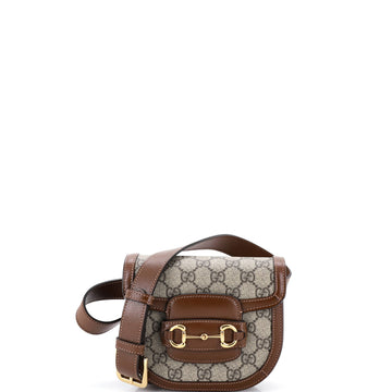 Gucci Horsebit Belt Bag Gg Coated Canvas