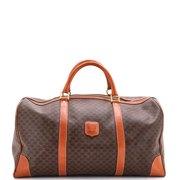 Celine Vintage Duffle Bag Macadam Coated