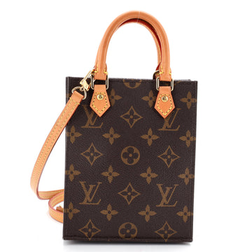 Louis Vuitton Petit Sac Plat Bag Canvas