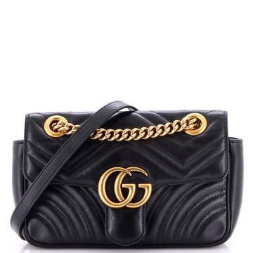 Gucci Gg Marmont Flap Bag Matelasse
