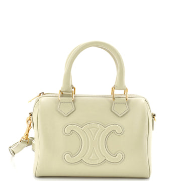 Celine Cuir Triomphe Boston Bag Leather