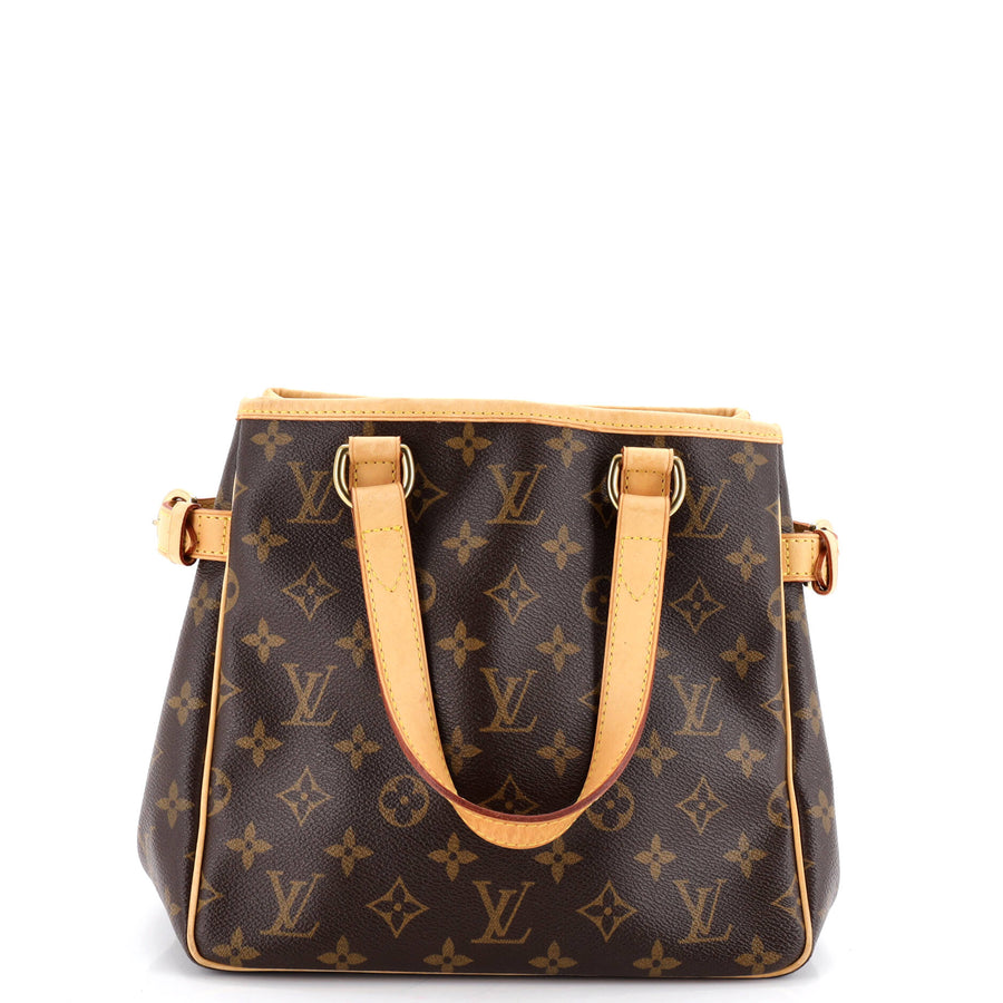 Louis Vuitton Batignolles Handbag Canvas