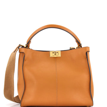 Fendi Peekaboo X-Lite Bag Leather With