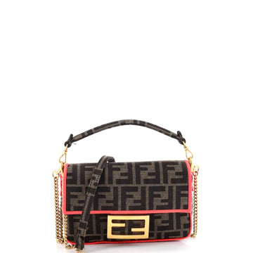 Fendi Baguette Nm Bag Zucca Canvas Mini