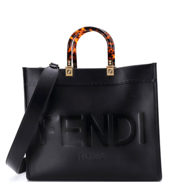 Fendi Sunshine Shopper Tote Leather