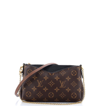 Louis Vuitton Pallas Clutch Canvas With