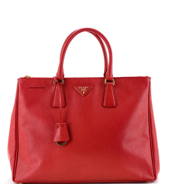 Prada Double Zip Lux Tote Saffiano