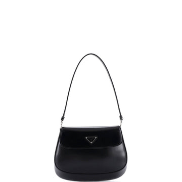 Prada Cleo Flap Shoulder Bag Spazzolato