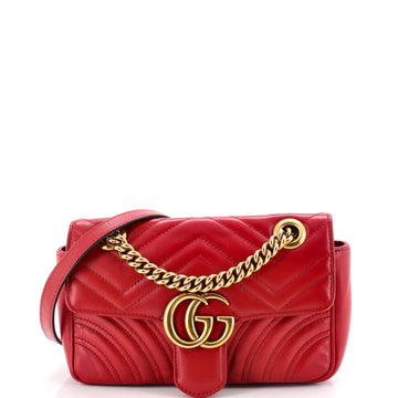 Gucci Gg Marmont Flap Bag Matelasse