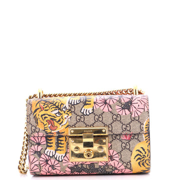 Gucci Padlock Shoulder Bag Bengal Print