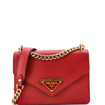 Prada Envelope Flap Chain Shoulder Bag