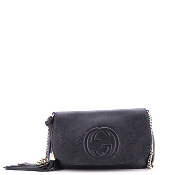 Gucci Soho Chain Crossbody Bag Leather