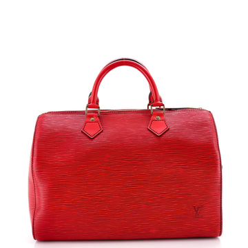 Louis Vuitton Speedy Handbag Epi Leather