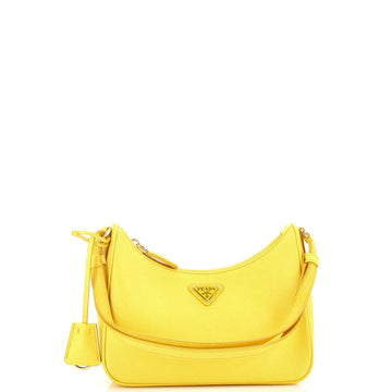 Prada Re-Edition Hobo Saffiano Leather