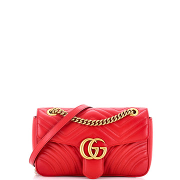 Gucci Gg Marmont Flap Bag Matelasse