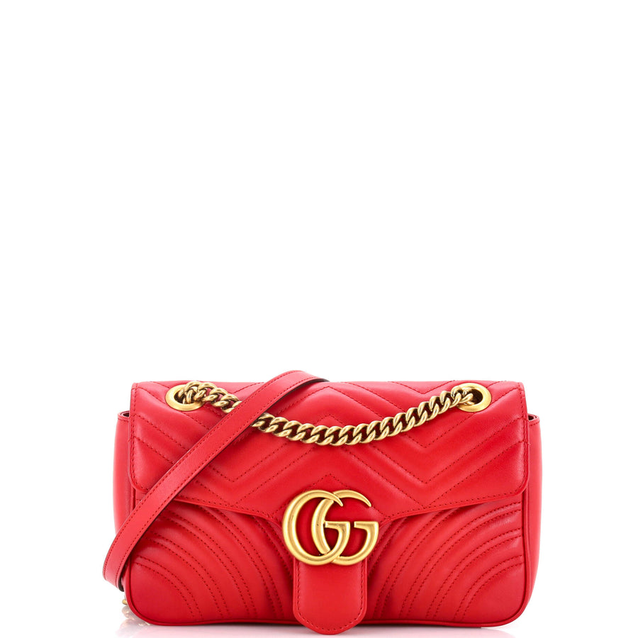 Gucci Gg Marmont Flap Bag Matelasse