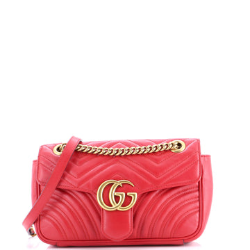 Gucci Gg Marmont Flap Bag Matelasse