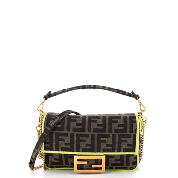Fendi Baguette Nm Bag Zucca Canvas Mini