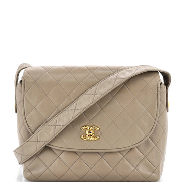 Chanel Vintage Round Flap Shoulder Bag