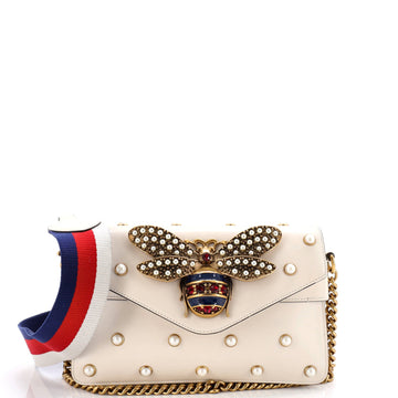 Gucci Broadway Pearly Bee Shoulder Bag
