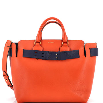 Burberry Belt Tote Leather Large
