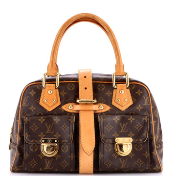Louis Vuitton Manhattan Handbag Canvas