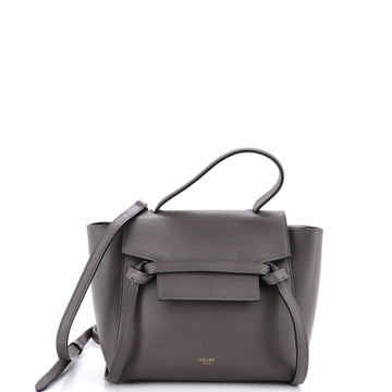 Celine Belt Bag Textured Leather Nano