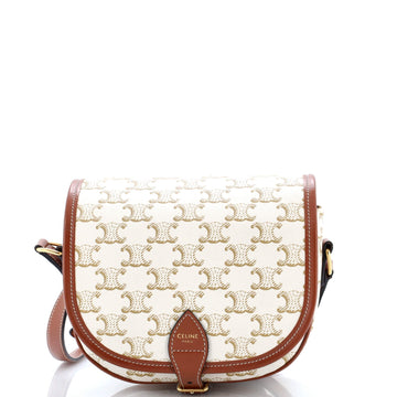 Celine Folco Bag Triomphe Coated Canvas