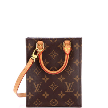 Louis Vuitton Petit Sac Plat Bag Canvas