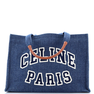 Celine Cabas Thais Tote Denim With