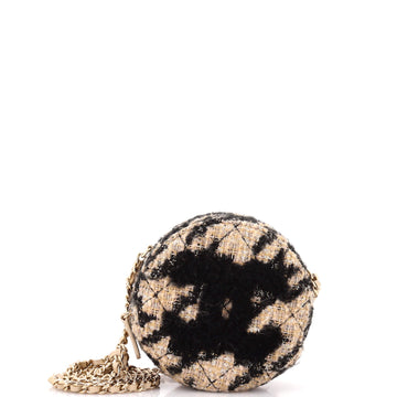 Chanel Round Clutch With Chain And Coin