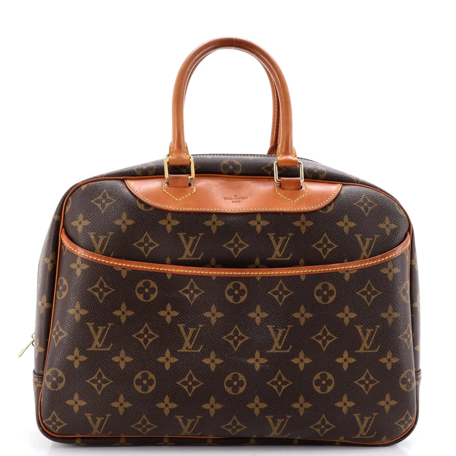 Louis Vuitton Deauville Handbag Canvas