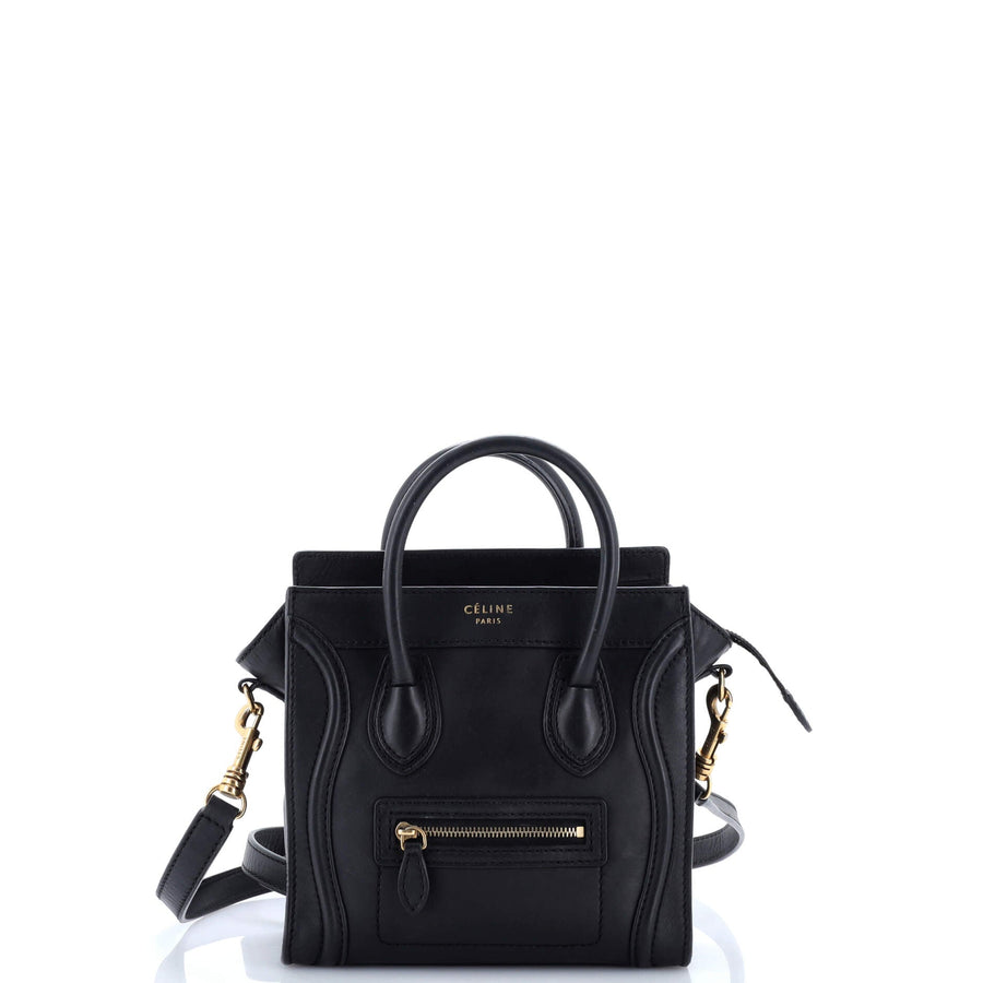 Celine Luggage Bag Smooth Leather Nano