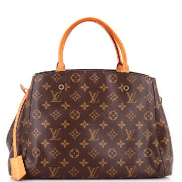 Louis Vuitton Montaigne Handbag Canvas